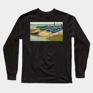 Setúbal, sun bathing Long Sleeve T-Shirt